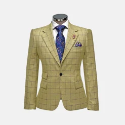 New Edition Fashion Andrew II Vested Plaid Suit><noscript><img width=