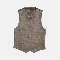 New Edition Fashion Andrew II Vested Tweed Plaid Suit><noscript><img width=