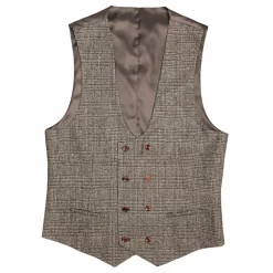 New Edition Fashion Andrew II Vested Tweed Plaid Suit><noscript><img width=