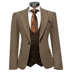 New Edition Fashion Andrew II Vested Tweed Suit><noscript><img width=