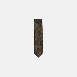 New Edition Fashion Babino Slim Paisley Tie> Ties