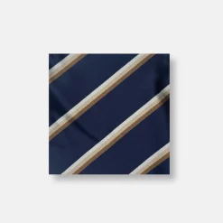New Edition Fashion Bailor Striped Pocket Square> Pocket Squares