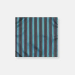 New Edition Fashion Bakari Striped Pocket Square> Pocket Squares