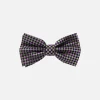 New Edition Fashion Baker Checkered Bow Tie> Ties