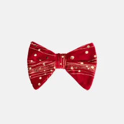New Edition Fashion Barnaby Long Velvet Bow Tie> Ties
