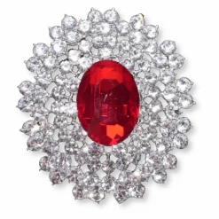 New Edition Fashion Barnes Oval Lapel Pin Brooch> Lapel Pins