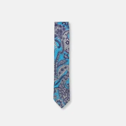 New Edition Fashion Belarmino Skinny Flower Print Tie> Ties