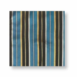 New Edition Fashion Beric Striped Pocket Square> Pocket Squares