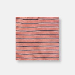 New Edition Fashion Bevard Striped Pocket Square> Pocket Squares