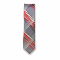 New Edition Fashion Brent Skinny Plaid Tie> Ties