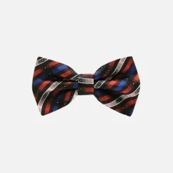New Edition Fashion Brentley Stripe Bow Tie> Bow Ties