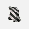 New Edition Fashion Brevard Wide Striped Self Tie Bow> Bow Ties