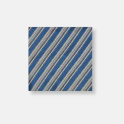 New Edition Fashion Bridger Striped Pocket Square> Pocket Squares