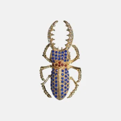 New Edition Fashion Brody Stag Beetle Lapel Pin Brooch> Lapel Pins