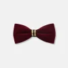 New Edition Fashion Bruno Velvet Bow Tie> Bow Ties