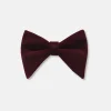 New Edition Fashion Bryant Long Velvet Bow Tie> Bow Ties