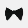 New Edition Fashion Bryant Long Velvet Bow Tie> Bow Ties