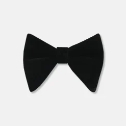 New Edition Fashion Bryant Long Velvet Bow Tie> Bow Ties