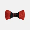 New Edition Fashion Burlin Velvet Glit Bow Tie> Bow Ties