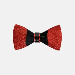 New Edition Fashion Burlin Velvet Glit Bow Tie> Ties