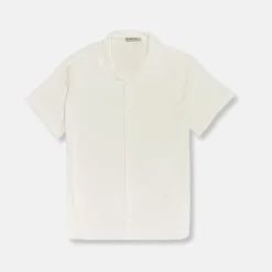 New Edition Fashion Callahan Knitted Revere Collar Shirt> Button Downs