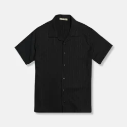 New Edition Fashion Callahan Resort Knitted Revere Collar Shirt> Button Downs