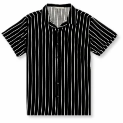New Edition Fashion Callaway Resort Striped Revere Collar Shirt> Button Downs