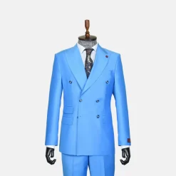 New Edition Fashion Capone Double Breasted Suit> Suits
