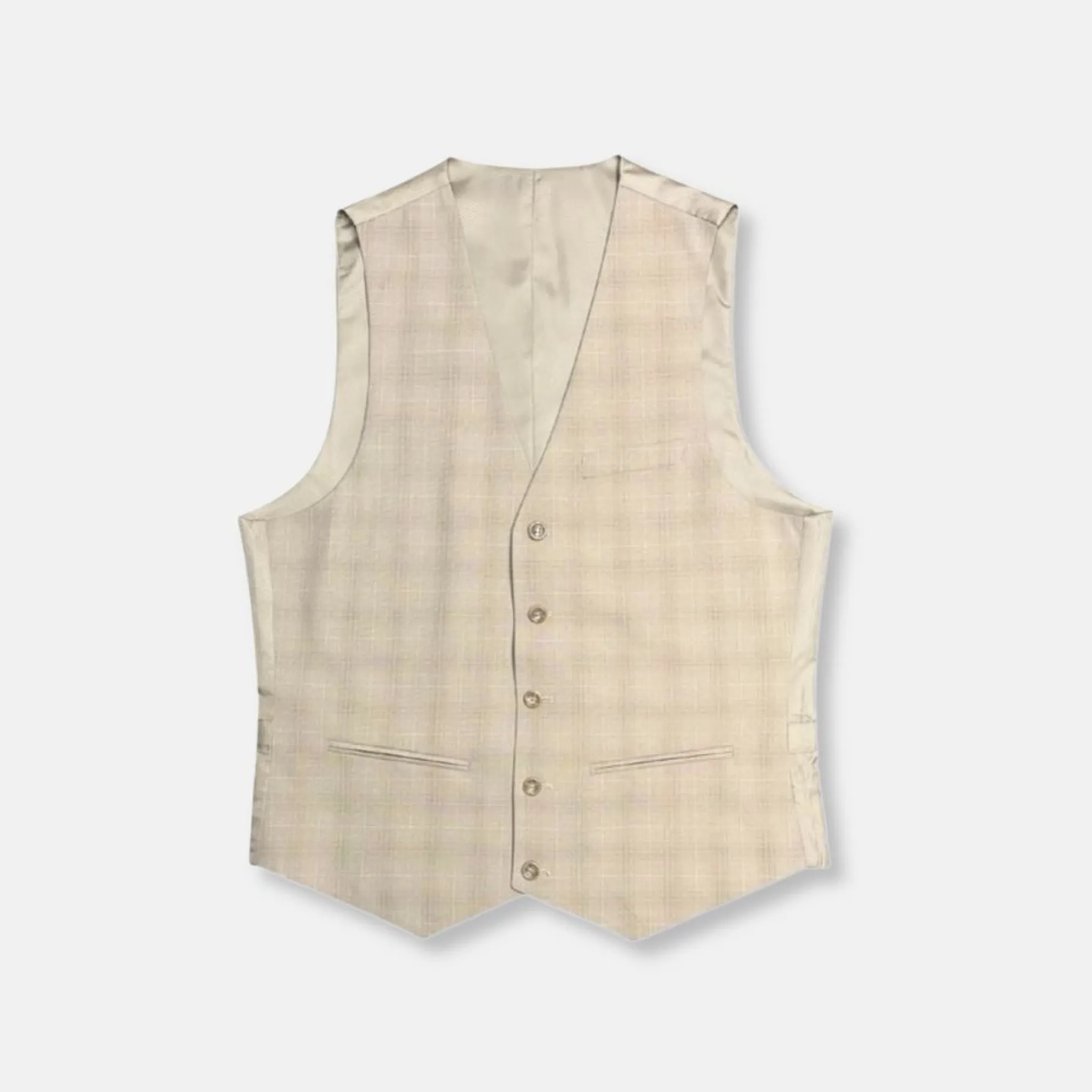 New Edition Fashion Carson Plaid Vested Suit> Suits