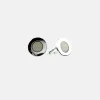 New Edition Fashion Castin Round Two Tone Cuff Links> Cufflinks