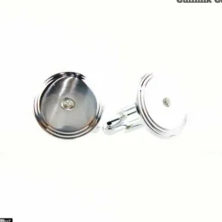 New Edition Fashion Castor Round Crystal Cuff Links><noscript><img width=