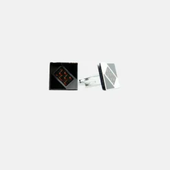New Edition Fashion Coster Square Two Tone Cuff Links> Cufflinks