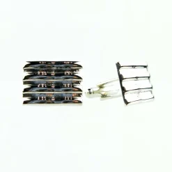 New Edition Fashion Couldo Rectangle Polished Cuff Links><noscript><img width=