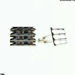 New Edition Fashion Couldo Rectangle Polished Cuff Links><noscript><img width=