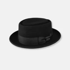 New Edition Fashion Cranston Wool Porkpie Fedora> Hats