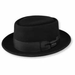 New Edition Fashion Cranston Wool Porkpie Fedora> Hats