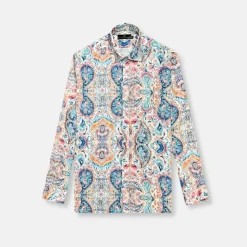 New Edition Fashion Dahler Roll Tab Linen Shirt> Button Downs