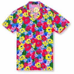 New Edition Fashion Dakar Tropical Resort Revere Collar Shirt> Button Downs