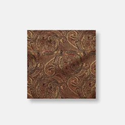 New Edition Fashion Dalbec Paisley Pocket Square> Pocket Squares