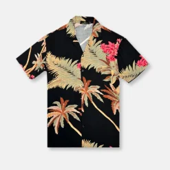 New Edition Fashion Dalberg Tropical Resort Revere Collar Shirt> Button Downs