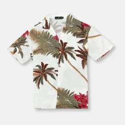 New Edition Fashion Dalberg Tropical Resort Revere Collar Shirt> Button Downs