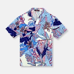 New Edition Fashion Dales Tropical Resort Revere Collar Shirt> Button Downs