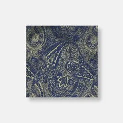 New Edition Fashion Dalpe Paisley Pocket Square> Pocket Squares