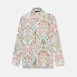 New Edition Fashion Daman Roll Tab Linen Shirt> Button Downs