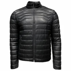 New Edition Fashion Damarco Leather Puffer Jacket><noscript><img width=