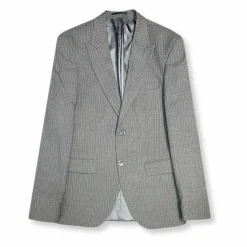 New Edition Fashion D’Ambrosi Striped Vested Suit><noscript><img width=