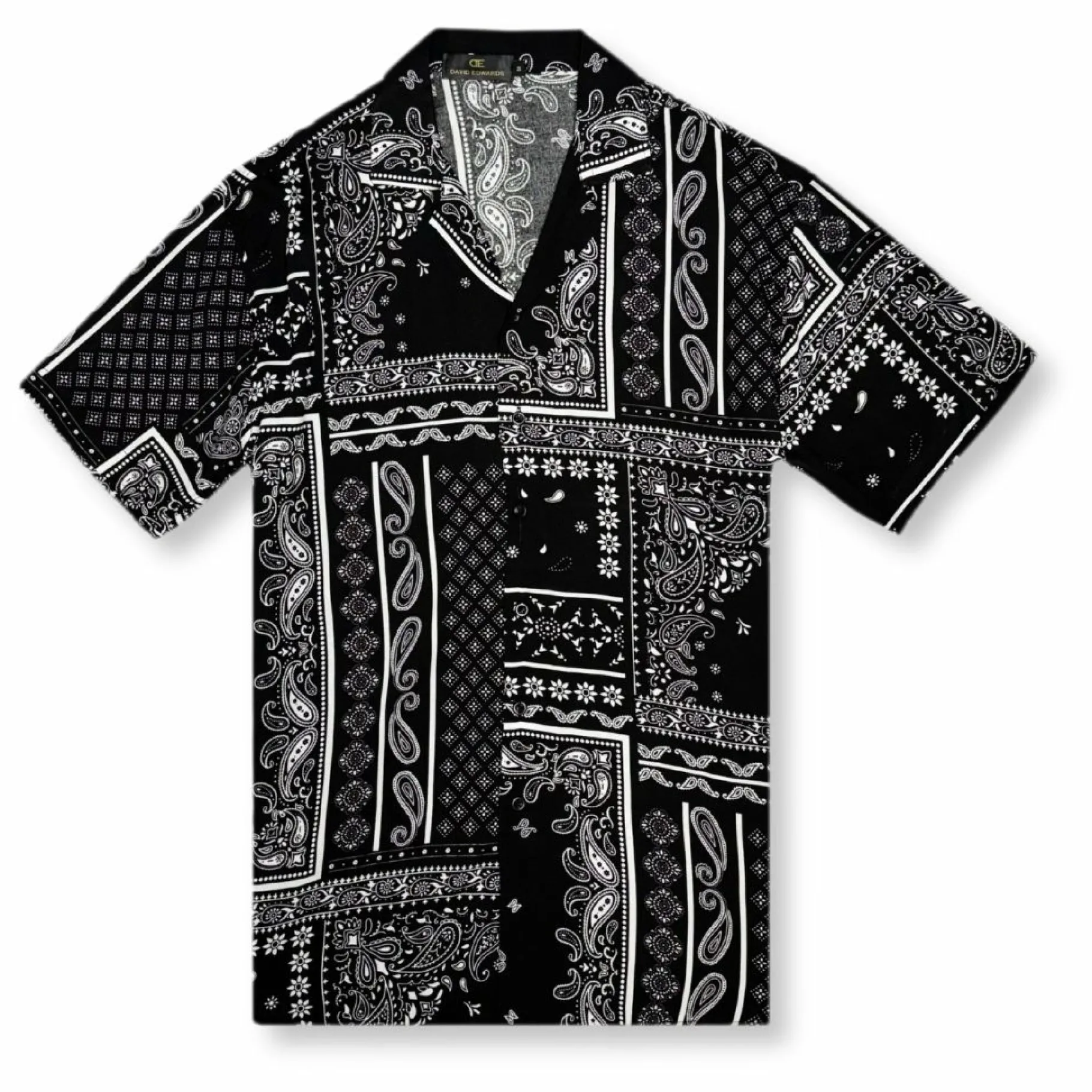 New Edition Fashion Damer Bandana Revere Collar Shirt> Button Downs