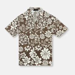 New Edition Fashion Damron Tropical Resort Revere Collar Shirt> Button Downs