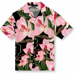 New Edition Fashion Danforth Tropical Resort Revere Collar Shirt> Button Downs