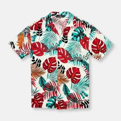 New Edition Fashion Danon Tropical Revere Collar Shirt> Button Downs